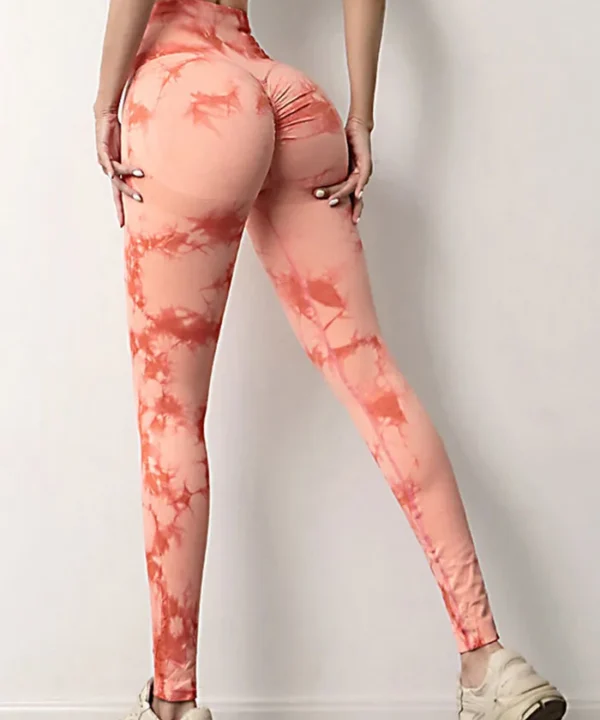 tie dye yoga leggings