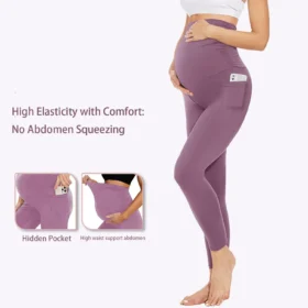 maternity leggings with pockets