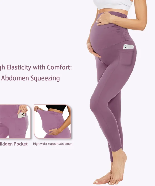 maternity leggings with pockets