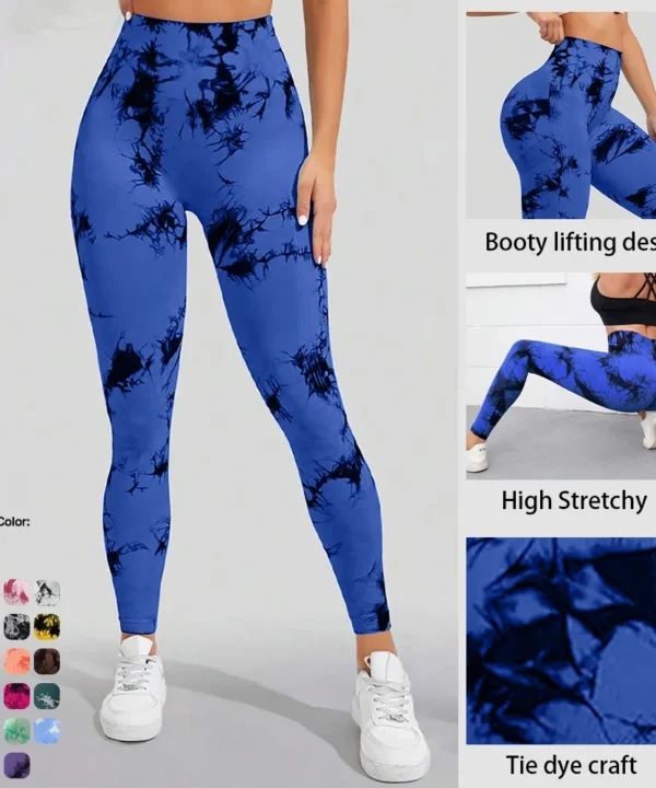 tie dye workout leggings