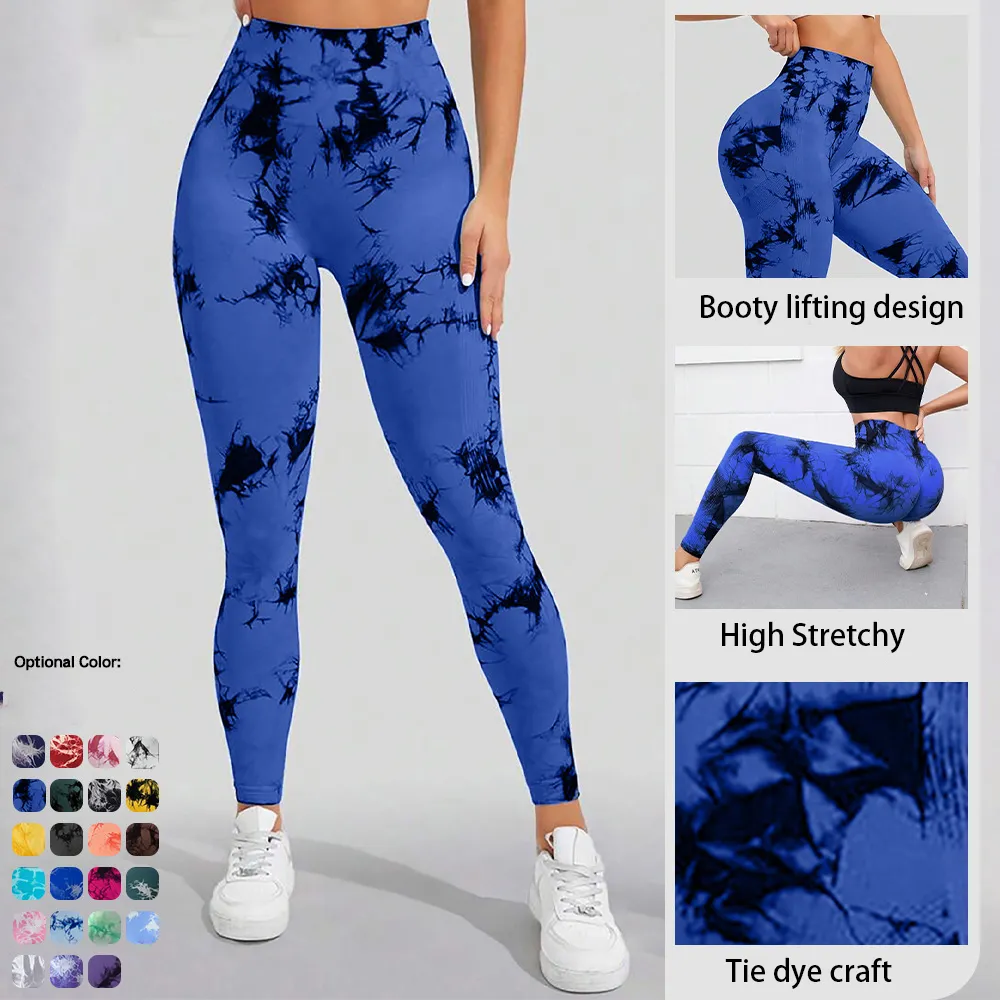 tie dye workout leggings