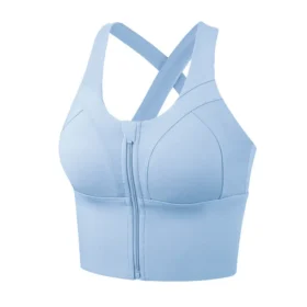 zip front sports bra 8