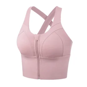 zip front sports bra 9