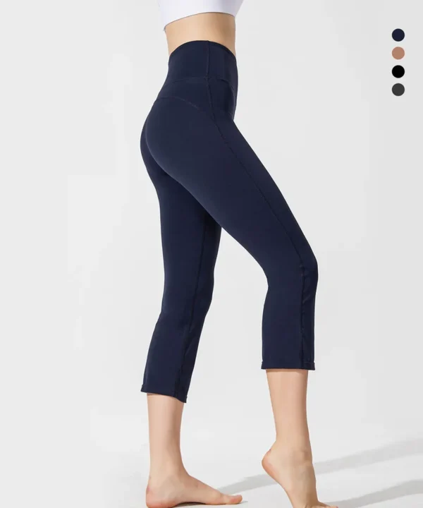 flared cropped leggings