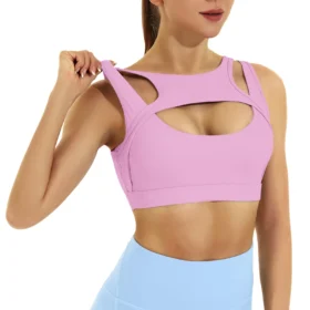 pink halter workout tank tops