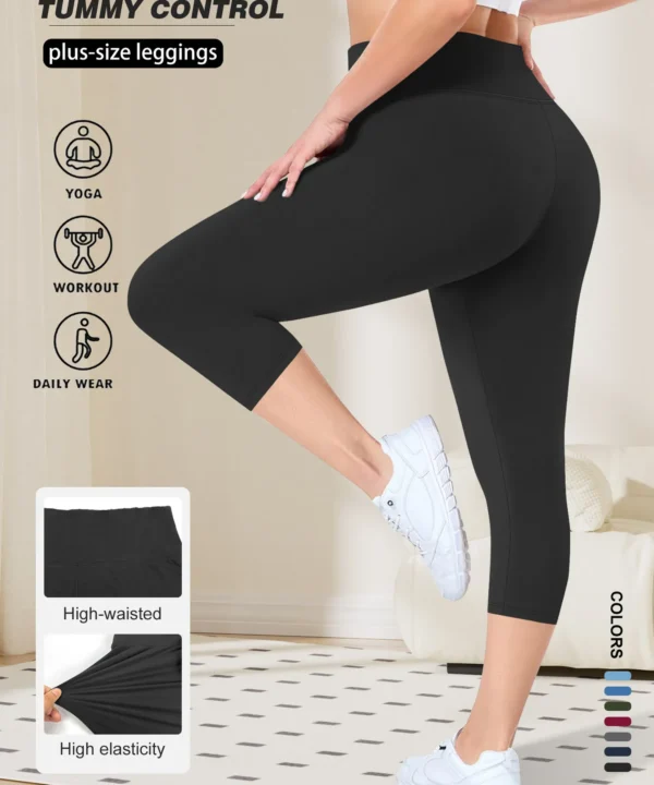 plus size capri leggings