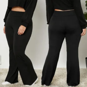 plus size flare leggings 3