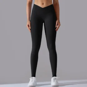 v cross waist leggings 7