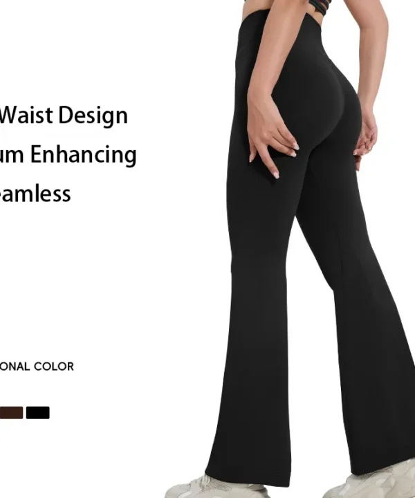 v waist flare leggings